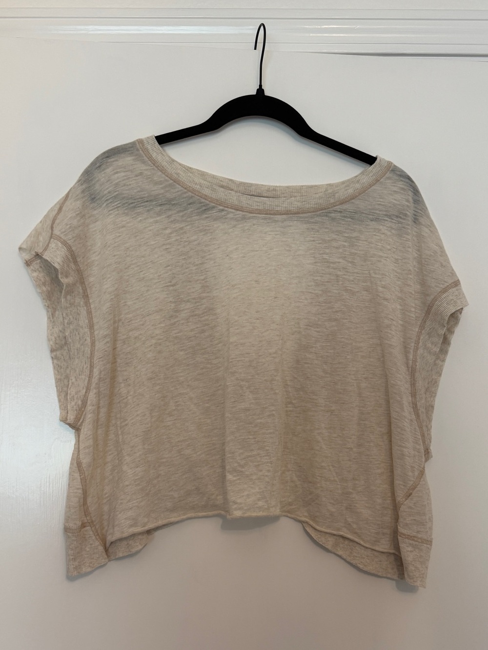 Free People My Time Tee Oatmeal Heather
